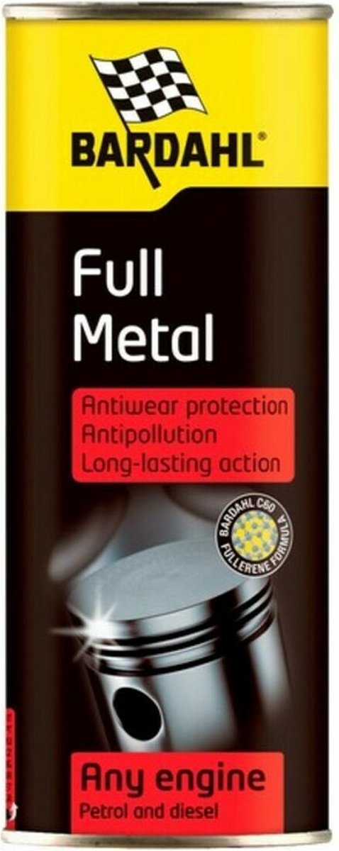 Bardahl Vollmetall-Verschleißschutzmittel für Benzin und Diesel – 400 ml