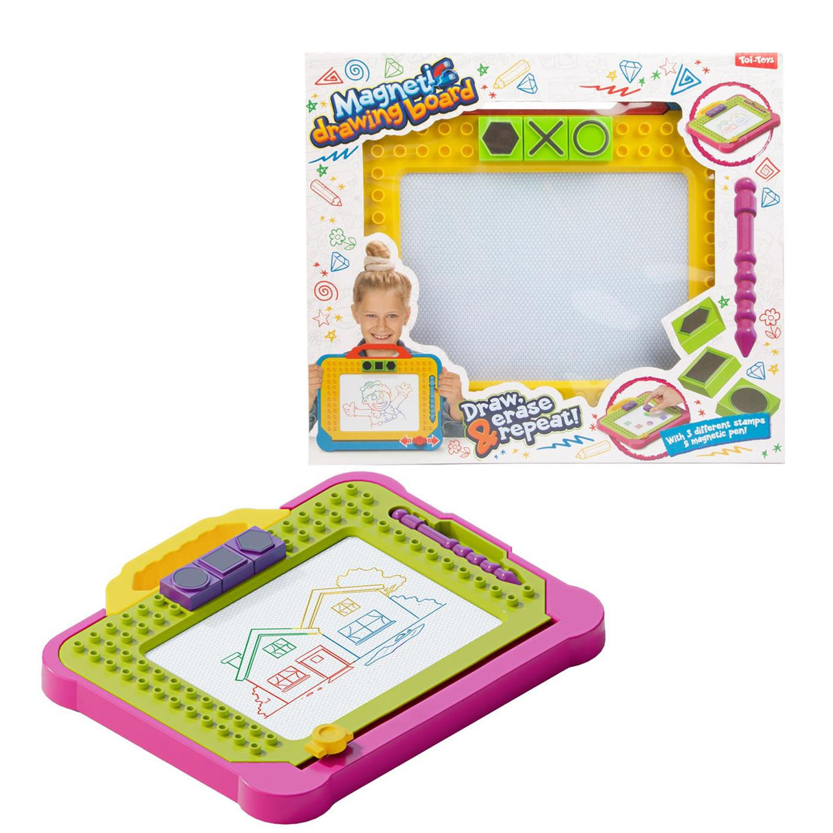 Toi-toys stationäre magnetische Zeichenbrettblöcke