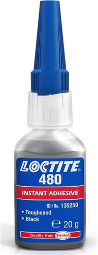 Loctite Sekundenkleber schwarz 480 20gr