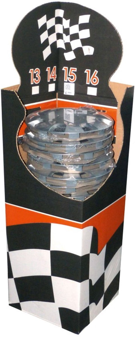 Gorecki carpoint wieldoppen 16 inch radius zilver - abs - 1 stuks