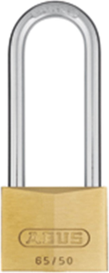 Abus Vorhängeschloss – 50 mm – HB80 – Messing, Edelstahl (im Blister verpackt)