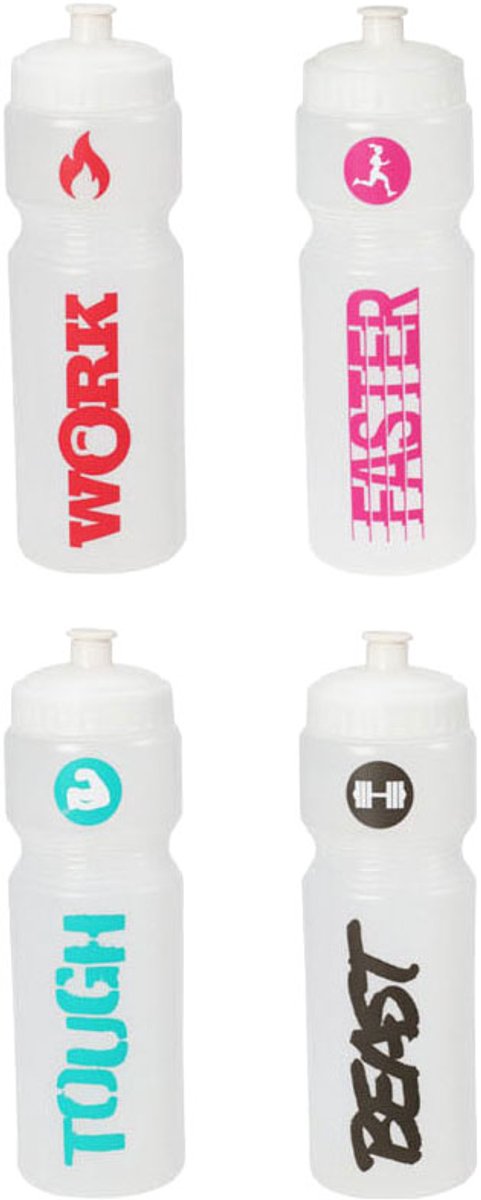 Sportflasche mit Text, 750 ml