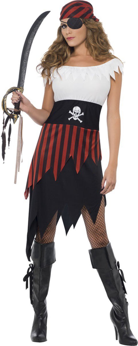 Vegaoo Piratenkostüm für Damen – Fasching – klein