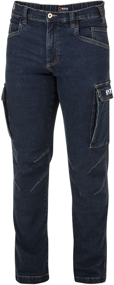 Sparco Tech Denim Jeans Dallas Arbeitshose – Blau – XXL