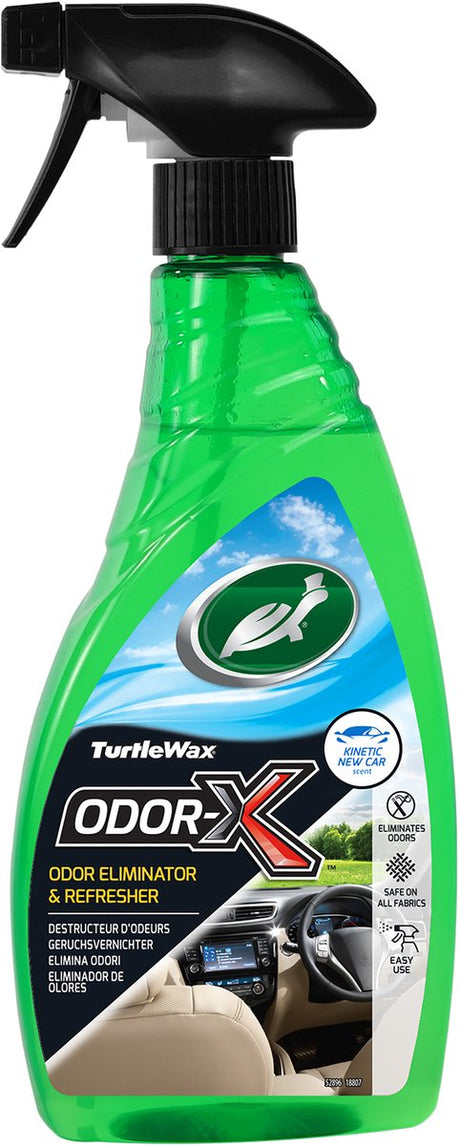 Turtle Wax Power Out Odor X – entfernt unangenehme Gerüche – hinterlässt keine Rückstände – bis zu 30 Tage frisch – angenehmer Neuwagenduft – 500 ml