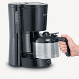 Severin Kaffeemaschine 8-Tassen mit Thermoskanne 1000W schwarz