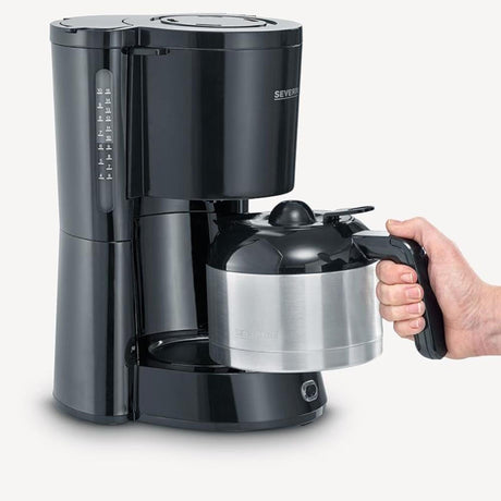 Severin Kaffeemaschine 8-Tassen schwarz