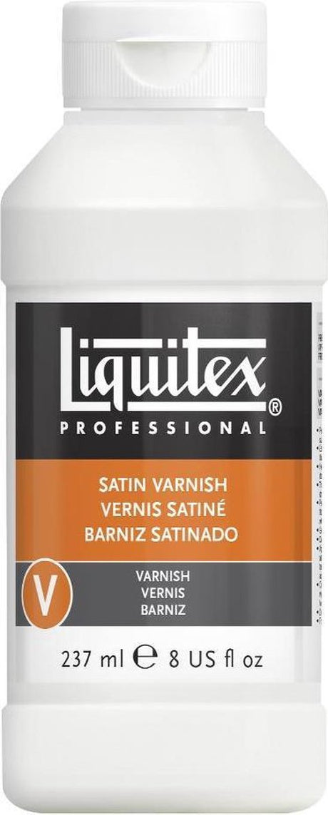 Liquitex 8208 Profi-Seidenglanzlack 237 ml – Acryllack, seidenmatt, transparent, UV-beständig, langlebig – seidenmatter Lack