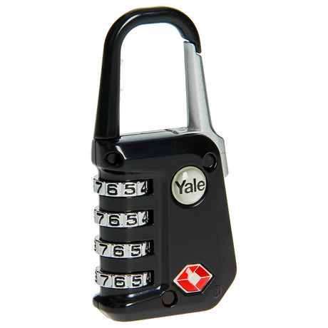 Yale 1060497 - code hangslot tsa zwart | 3 stuks