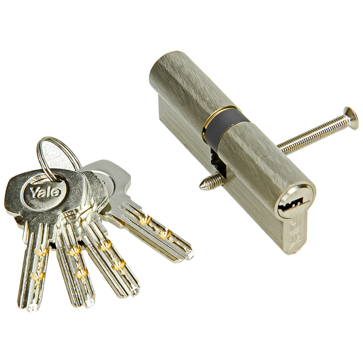 Yale 1060542 - profielcilinder 1000 mv 80mm(40 40) | 2 stuks