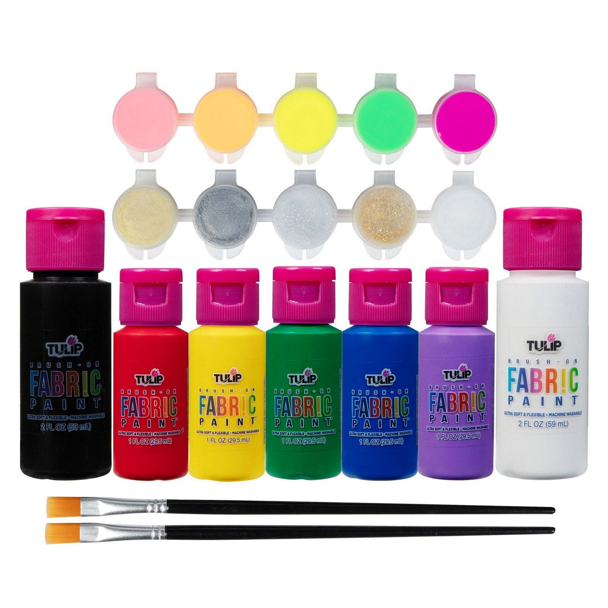 Tulpe • Soft-Paint-Set mit mehreren Pinseln für das Wesentliche