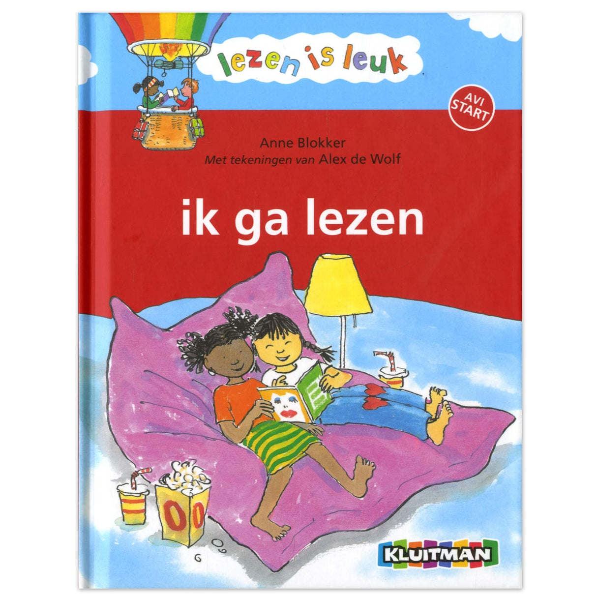 Uitgeverij kluitman lezen is leuk ik ga lezen avi-start