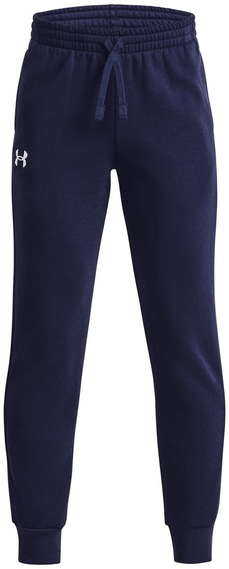 Under Armour UA Rival Fleece Jogger Unisex-Sporthose – Marineblau – Weiß
