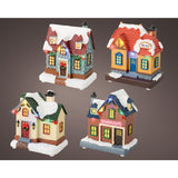 Lumineo Weihnachtshaus LED 8,5x10cm