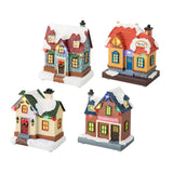 Lumineo Weihnachtshaus LED 8,5x10cm