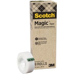 Scotch® Magic™ Klebeband – eine umweltfreundlichere Wahl, Kartonturm, 19 mm x 33 m, 9 Rollenturm