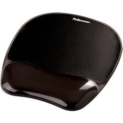 Mauspad Handgelenkstütze Fellowes Crystals Gel schwarz