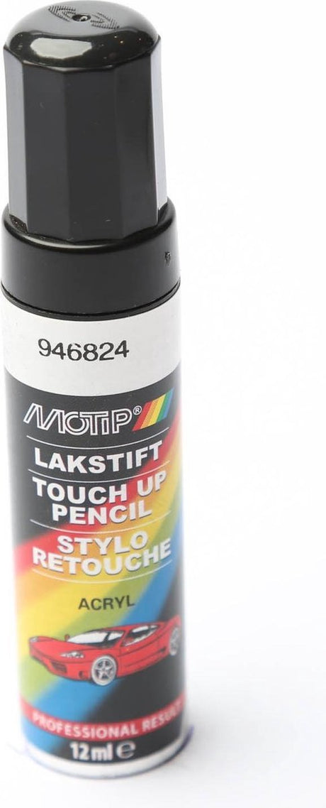 Motip 946824 - auto lakstift - zwart - 12 ml