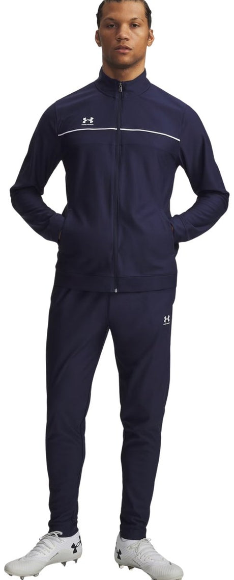 Under Armour UA M Challenger Tracksuit-Blu Herren-Trainingsanzug – Midnight Navy – Weiß