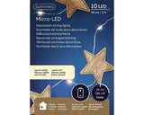 Lumineo Micro-LED-Beleuchtung mit Holzdeko