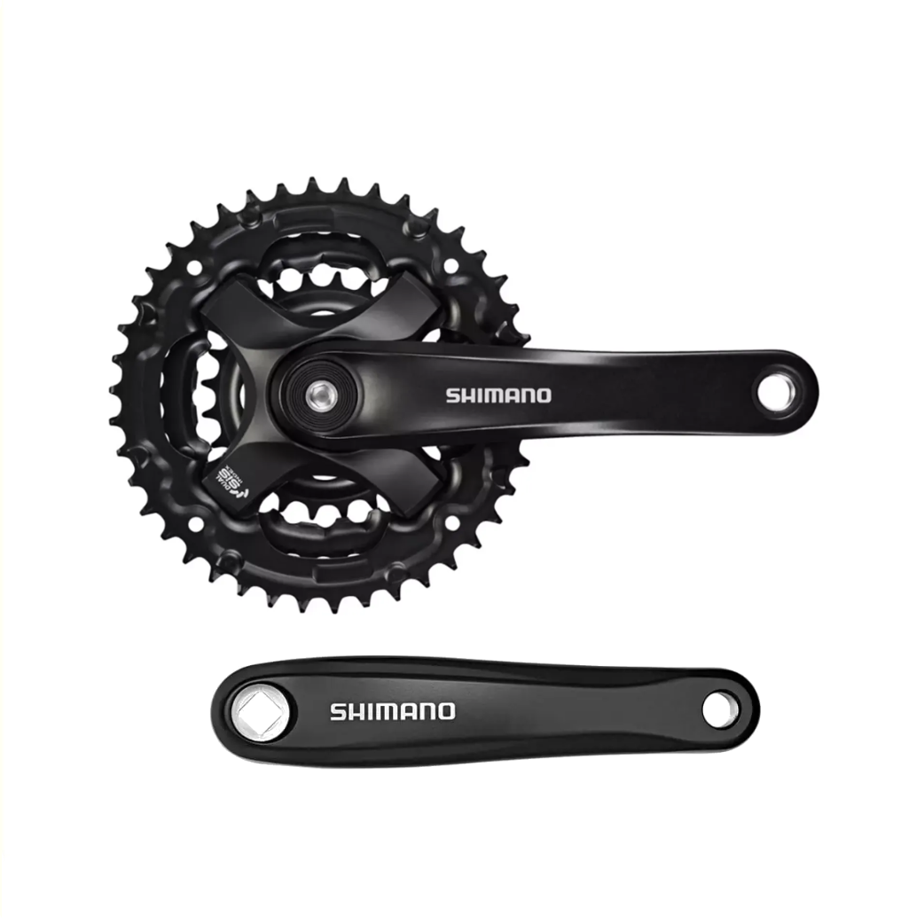 Shimano Cranket FC-Ty501, lunghezza della manovella 170mm 7 8 marce, 42 34 24T