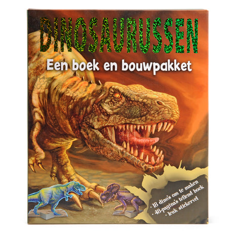 Dinosaurier des Rebo-Verlags, ein Buch und ein Bausatz