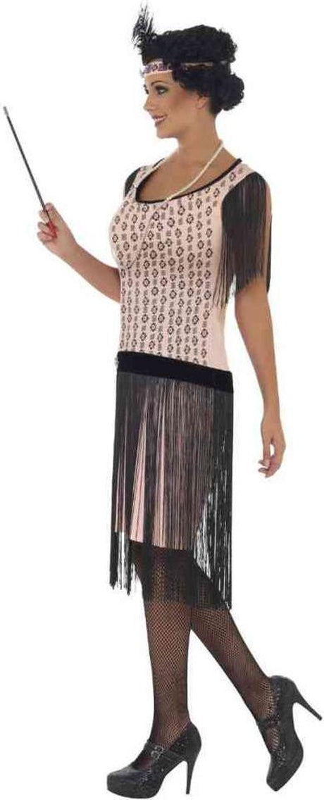 Vegaoo 1920er Coco Charleston Kleid Größe L