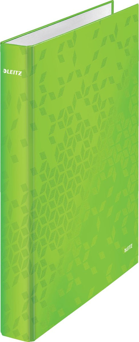 Leitz wow gelamineerde ringband - 4-rings - rugbreedte van 40mm - groen