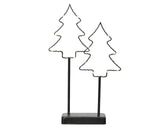 Lumineo Weihnachtsbäume LED auf Standardmetall h35cm