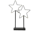 Lumineo Star LED auf Standardmetall h34cm
