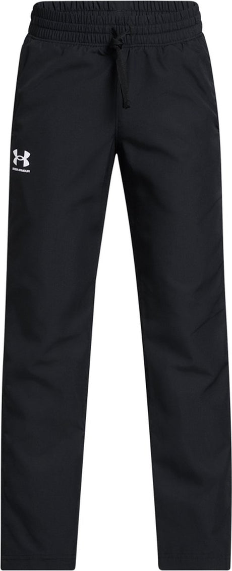 Under armour ua b rival wvn pant jongens sportbroek - zwart