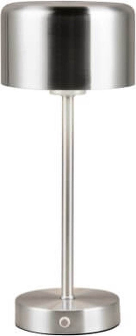 Rl lebe dein Licht Reality Jeff - Tischleuchte - Nickel matt - inkl. 1x SMD 1,5w - Touchfunktion - wiederaufladbar - dimmbar