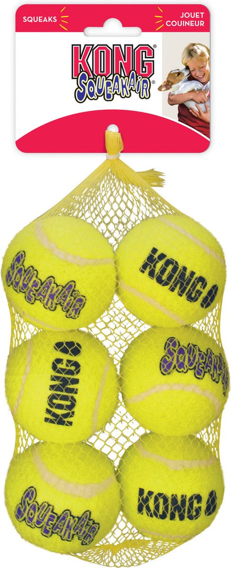 Kong Squeakair Ball - Hundespielzeug - 6 Stk