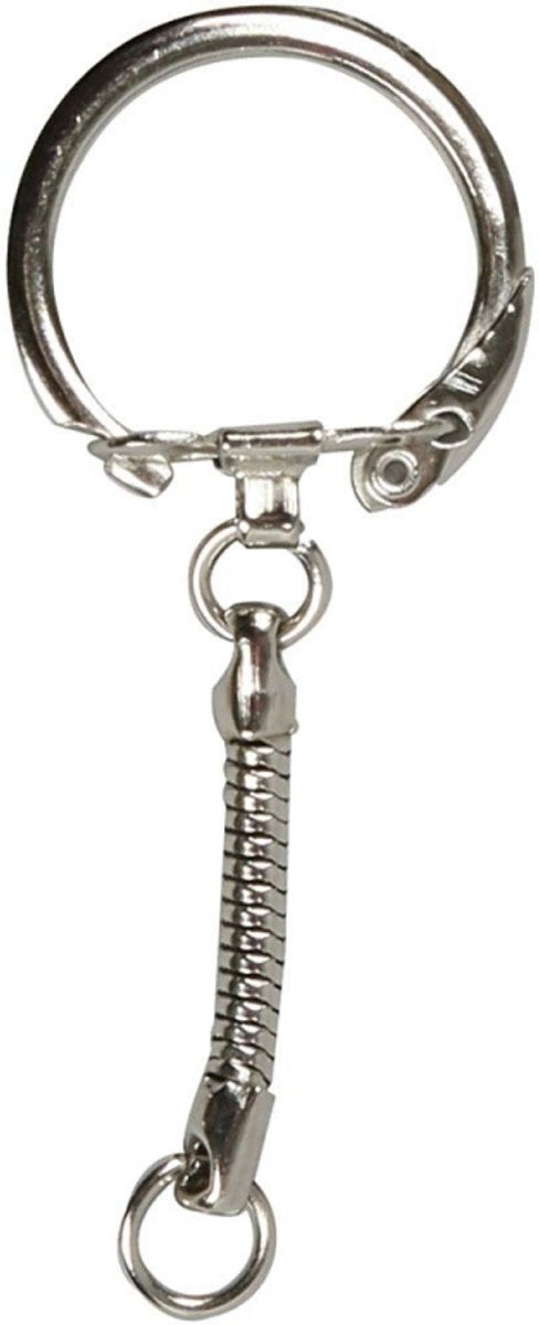 Kreativunternehmen https: www.cchobby.nl keychain-with-chain-l-6-cm-d-2-3-cm-25-piece-1-box