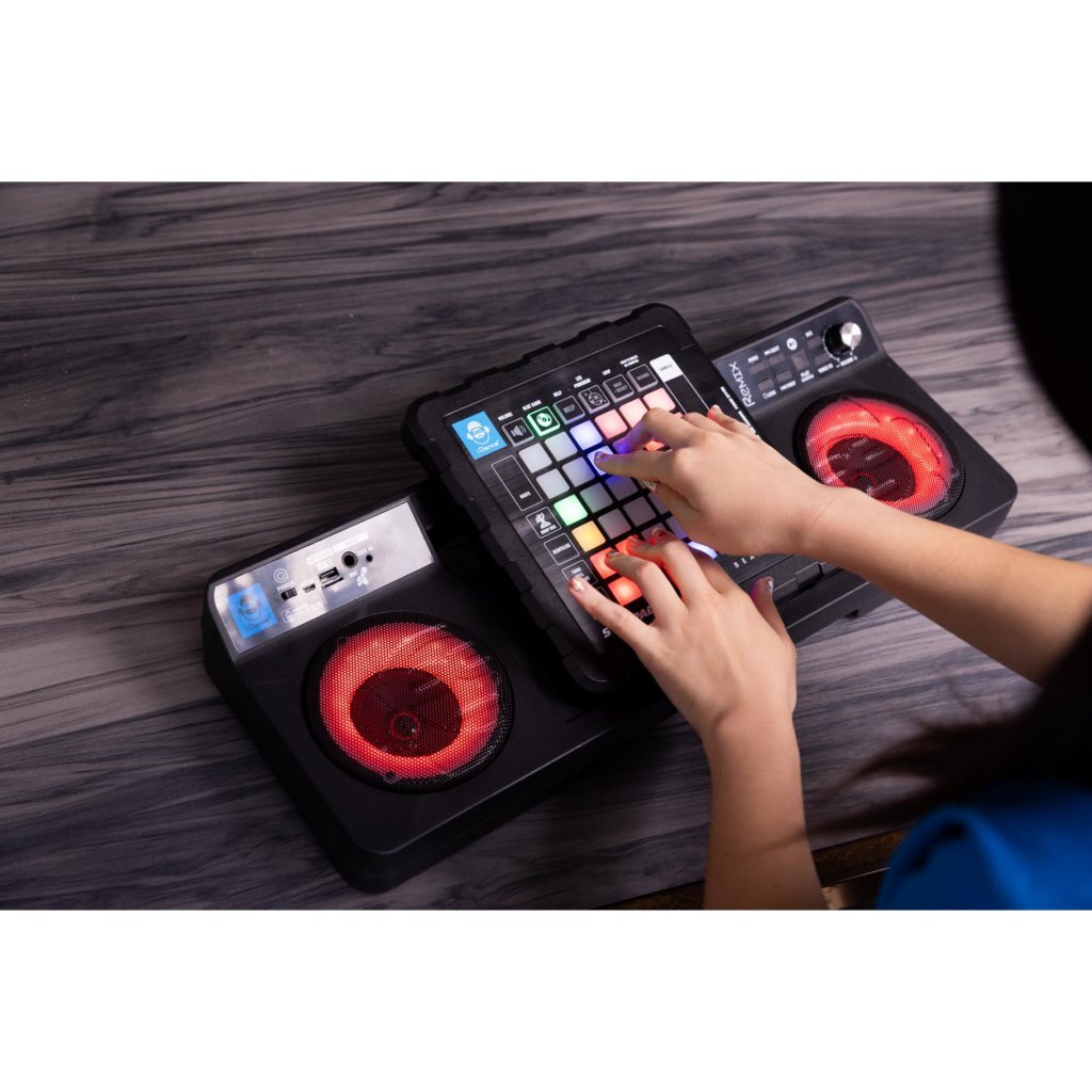 Idance DJ-Mixer-Set Remix DJ2 Licht + Sound