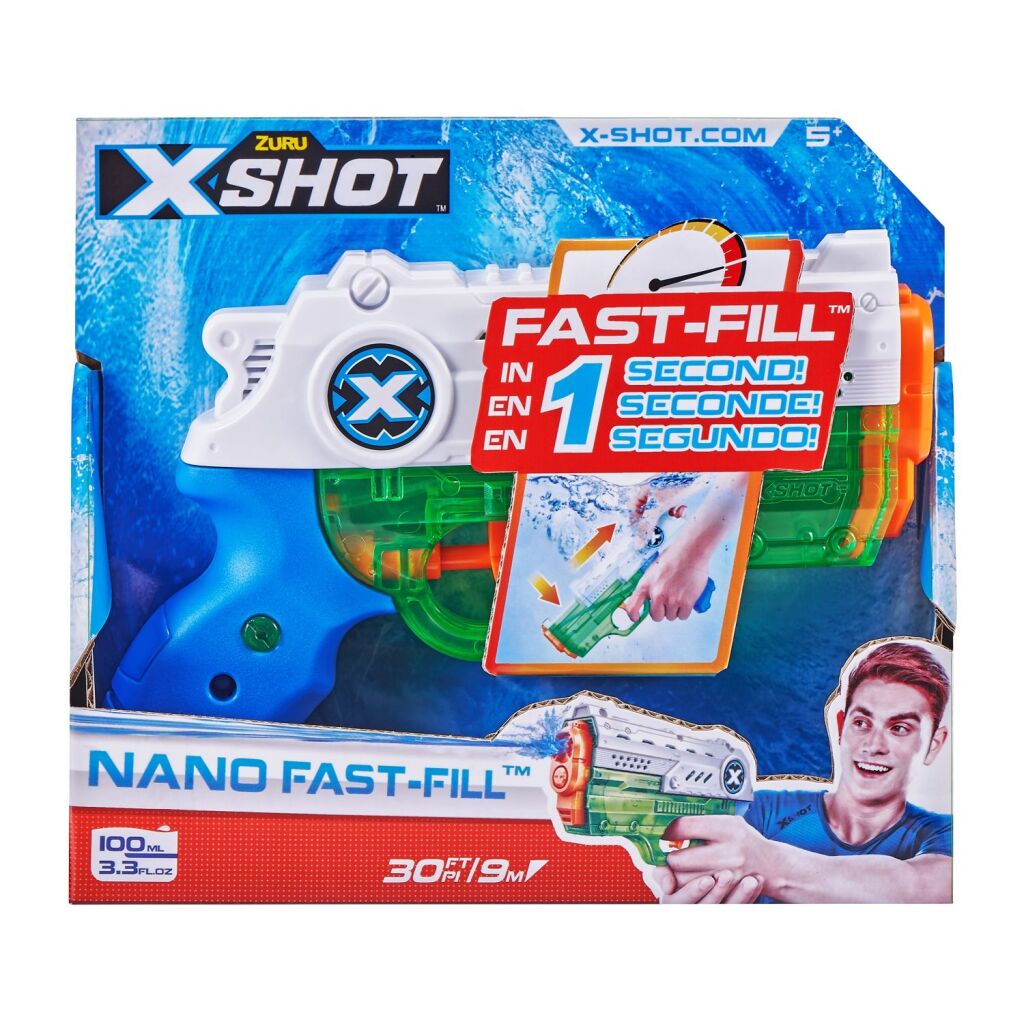 Zuru Sour X-Shot Nano Fast Fill Water Gun