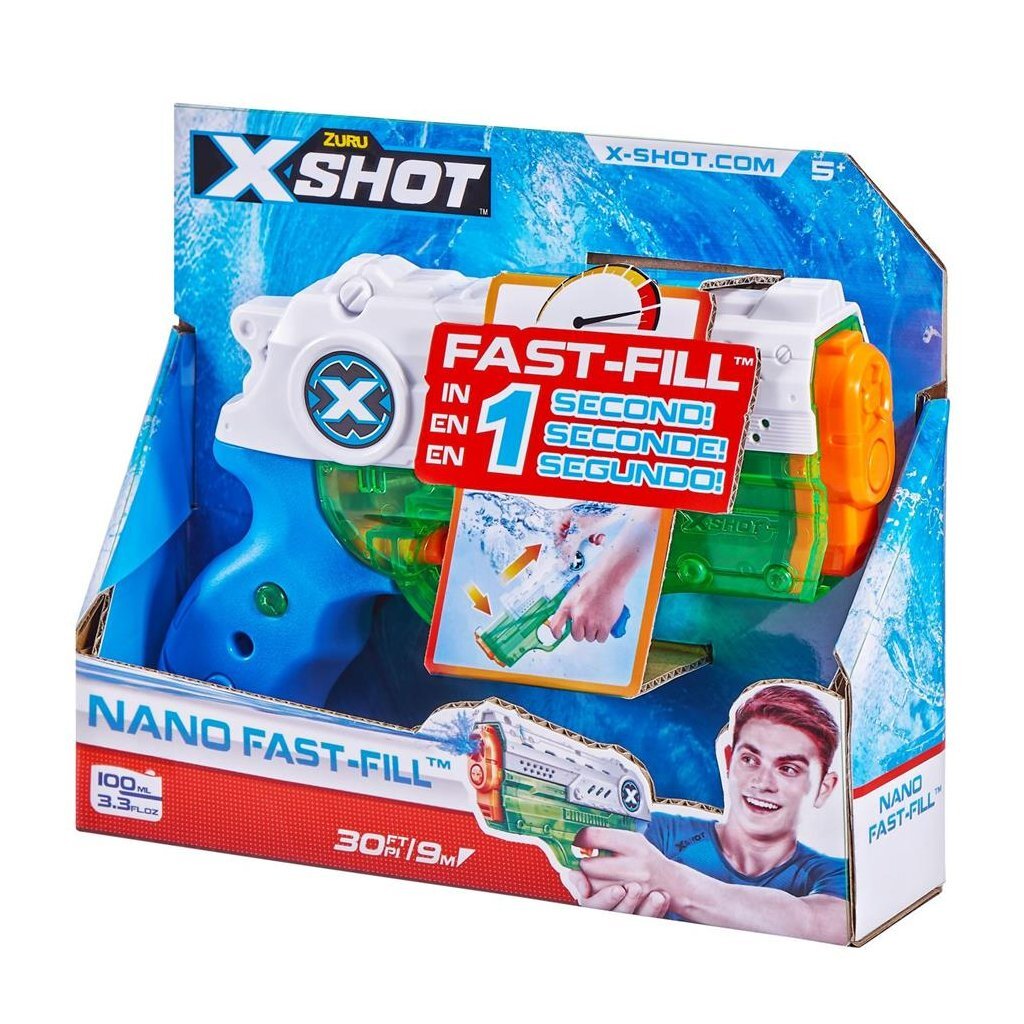 Zuru Sour X-Shot Nano Fast Fill Water Gun