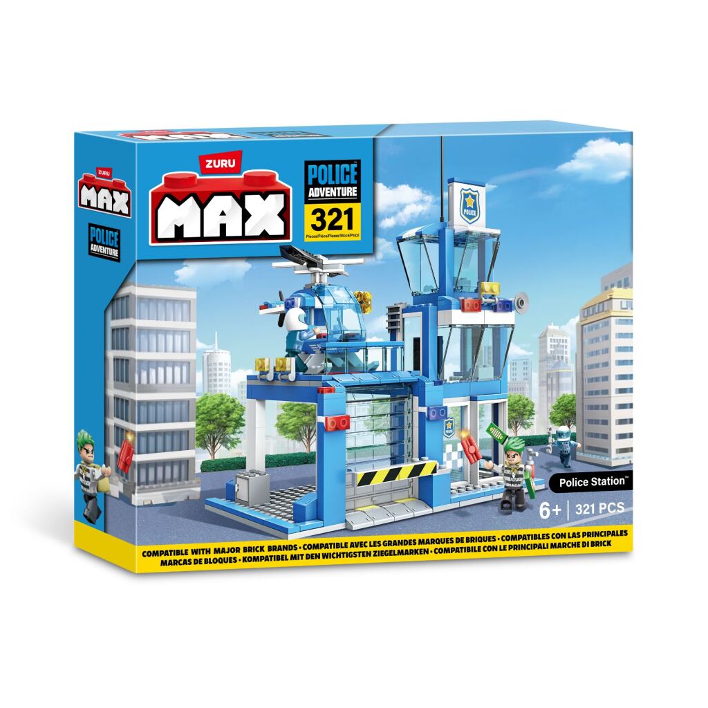 Zuru Max City police station 321-piece