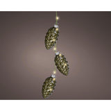 Lumineo Lichterkette Tannenzapfen 5,7x28cm