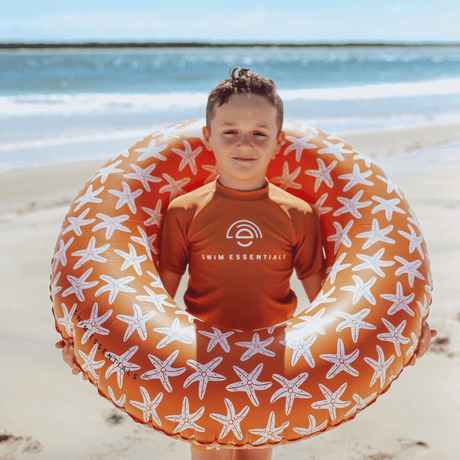 Seestern | Orangefarbenes Schwimmbad ø 90 cm