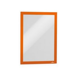 Robuster Magnetrahmen | DIN A4 orange | selbstklebende Trägerfolie | 2 Stück - 487209 487209