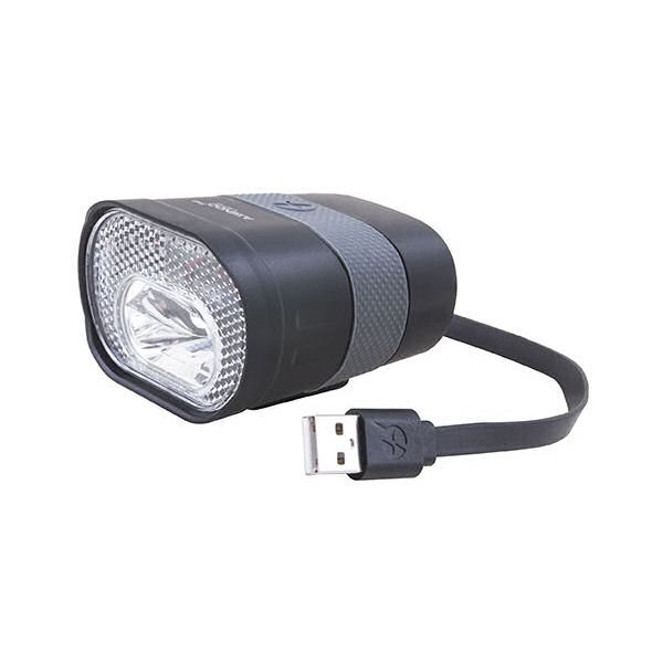 Scheinwerfer Axendo 40 lux USB -Ladegerät 65 mm schwarz