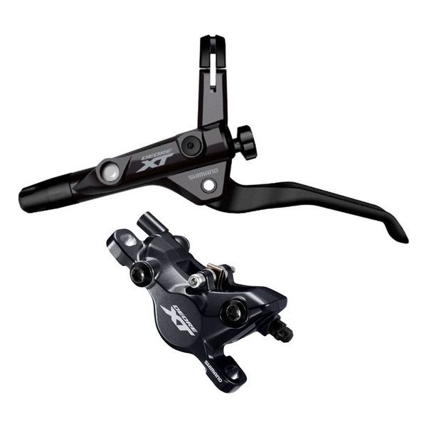 Shimano Scheibenbremsen-Set vorne Deore XT Trekking M8100 T8100 i-spec – ohne Bremsscheibe (Werkstattverpackung)