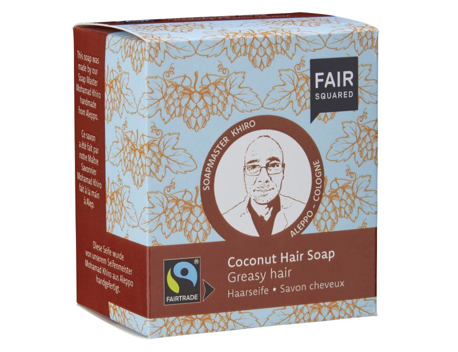 Fair squared shampoo block oily hair 2 pieces - coconut