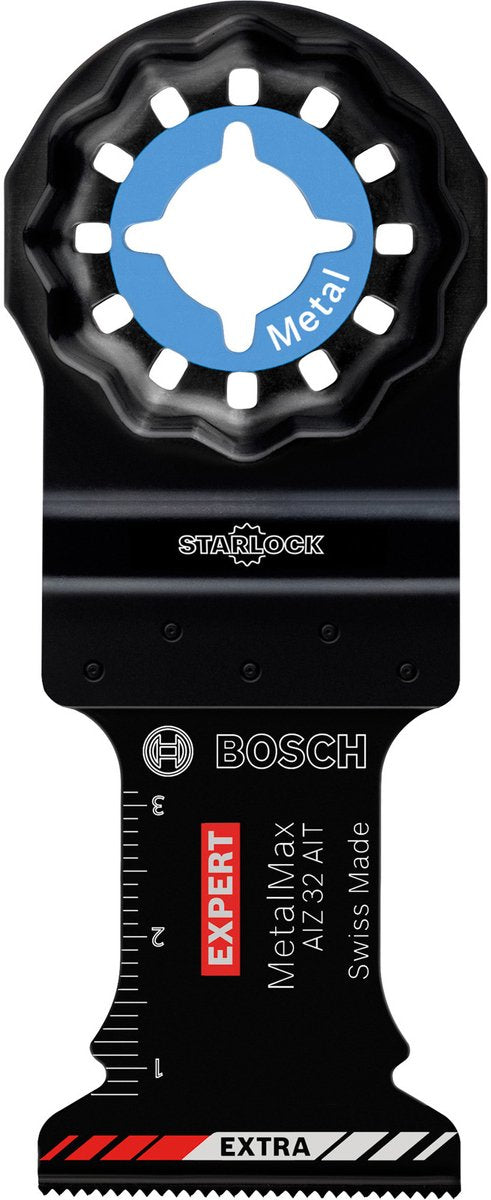 Bosch 2608900017 Expert Starlock CoatedCarbide Tauchsägeblatt AIZ 32 AIT Hartmetall, Metall 32 x 40 mm