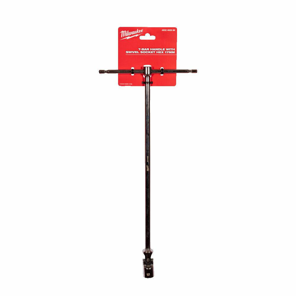 Milwaukee socket moersleutel met gewrichtstype t 17mm