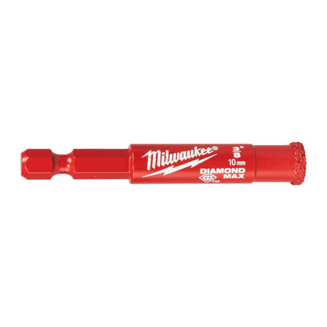 Milwaukee Zubehör Milwaukee Fliesenbohrer | diamant max™ | 1 4 Nass-Trockenbohren | 10 mm 1 4 Sechskant – 4932498344