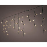 Kaemingk LED-Eiszapfenlichter mit 8 Funktionen, Funkeleffekt für den Außenbereich, L. 1100 cm