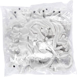 Creativ Company Grusel-Krabbel-Textil, Größe 10-14 cm, weiß, 12 Stück 1 Box
