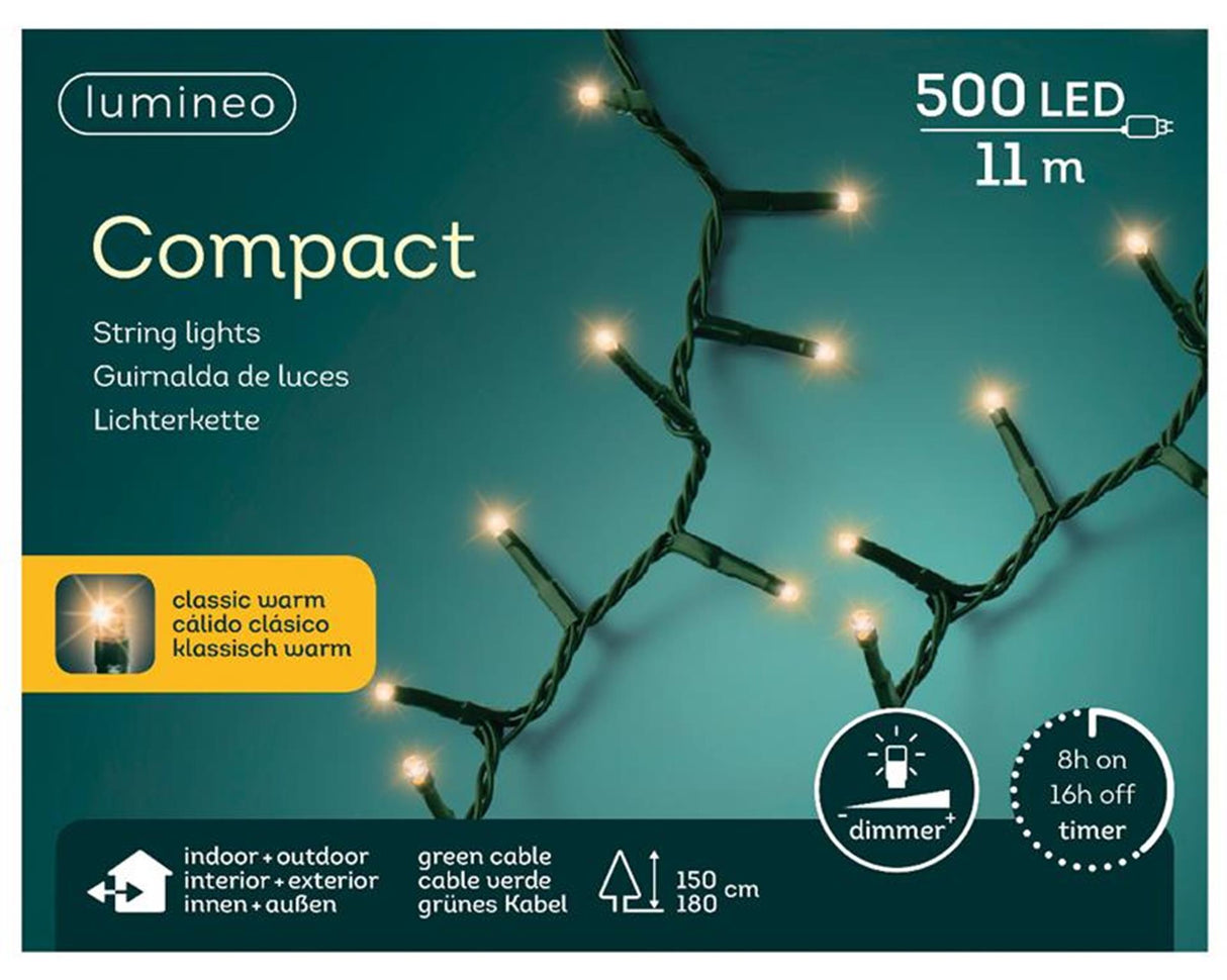 Lumineo LED-Beleuchtung Kompaktleuchten außen 500 Lampen 11 Meter